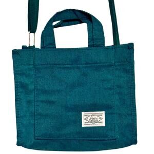 Letu Green Corduroy Crossbody Bag